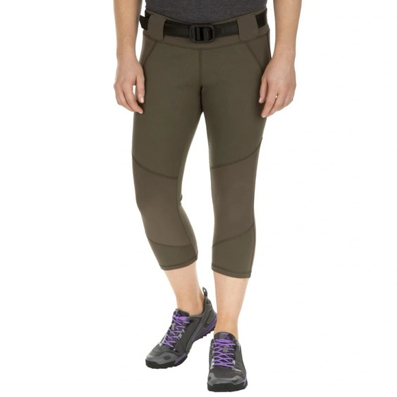 5.11 Tactical Women’s Raven Range Cropped Leggings in Olive Green Size XL - Picture 3 of 9